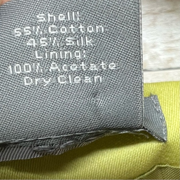 Ann Taylor Dress Womens 4 Green Floral Sleeveless V Neck Lined Side Zip Sheath - Picture 9 of 11